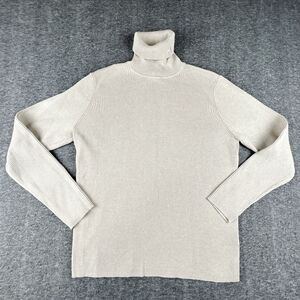Lauren Ralph Lauren Turtleneck Sweater Women’s XL Mascarpone Cream 100% Cotton